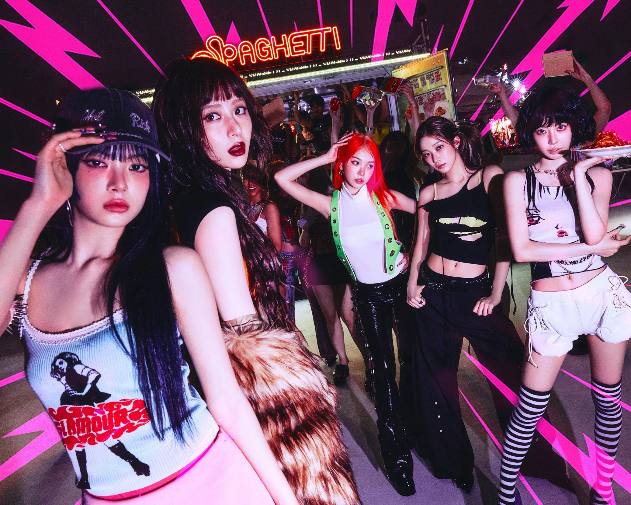 LE SSERAFIM serves up a dish of 'SPAGHETTI' in their new single